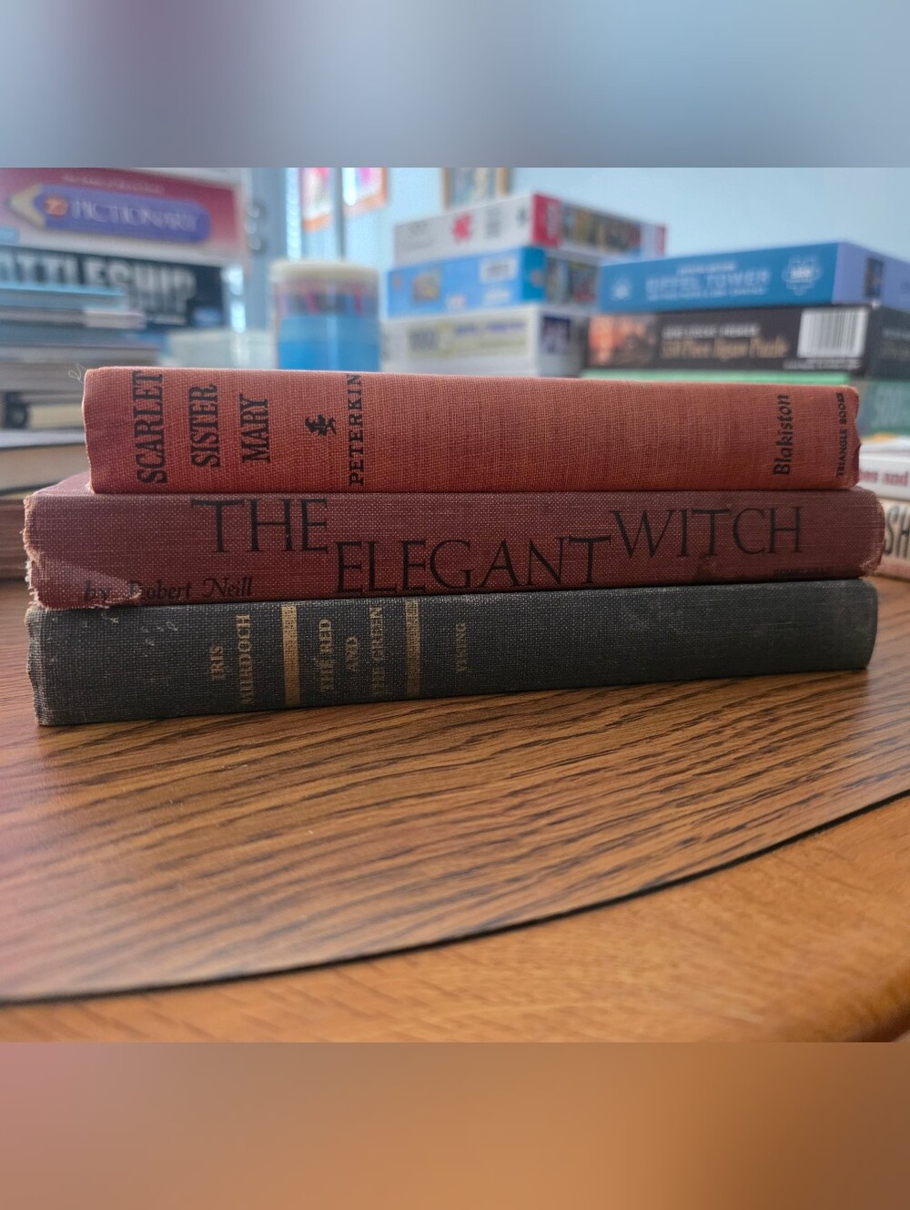 Vintage Books-The Elegant Witch, The Red and the Green, & Scarlet Sister Mary